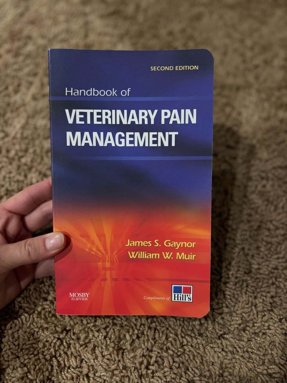 Handbook of Veterinary Pain Management 2nd Ed Gaynor Muir Vet Medicine